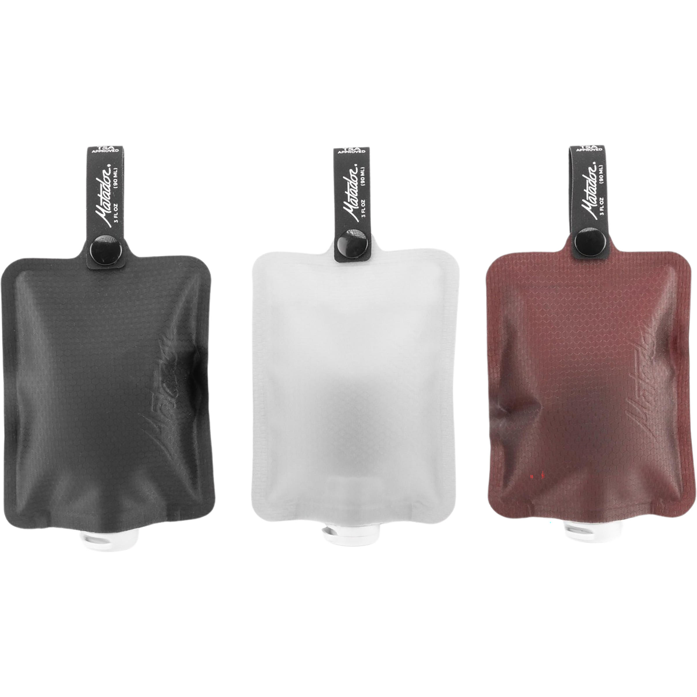 Matador Flatpak Toiletry 3er Pack Behälter Kulturbeutel & Kulturtaschen rot Trekking