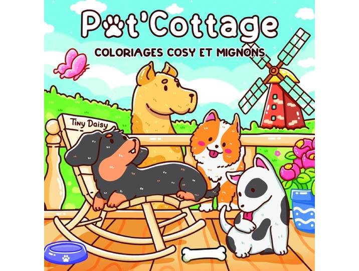 Pat'cottage : coloriages cosy et mignons (BD)