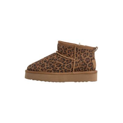 Ankleboots PEPE JEANS "ankle boots DISSY LEO W", Damen, Gr. 39, nut braun, 100% COW SUEDE, Schuhe Ankleboots