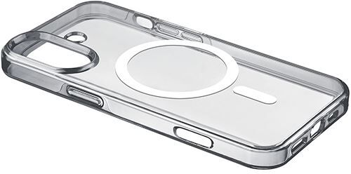 Capa Cellular Line Gloss Mag para iPhone 16 - Preto Transparente