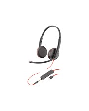Poly Blackwire C3225 3200 Series Headset On-Ear kabelgebunden 3,5 mm Stecker USB-C Geräuschisolierung (209751-201)