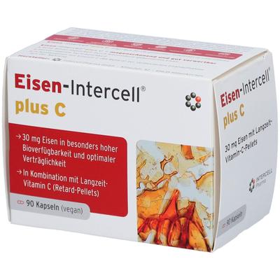 Eisen-Intercell plus C magensaftresistente Kapseln 90 St magensaftresistent