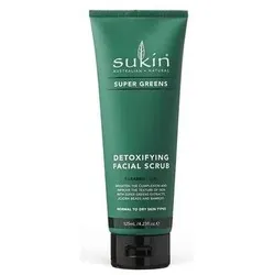 Sukin, Gesichtsreinigung, Detox-Gesichtsreiniger mit Grünkohl, Spirulina, Ananas, Jojoba und Bambusextrakt (Reinigungstücher Gesicht)