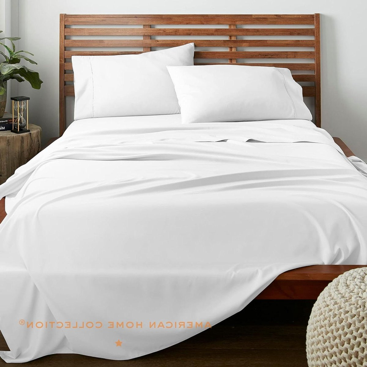 Wit Microvezel Laken Set Twin XL voor Volwassenen