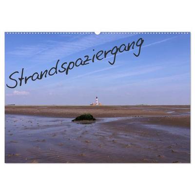 Strandspaziergang / Geburtstagskalender (Wandkalender 2027 DIN A2 quer), CALVENDO Monatskalender