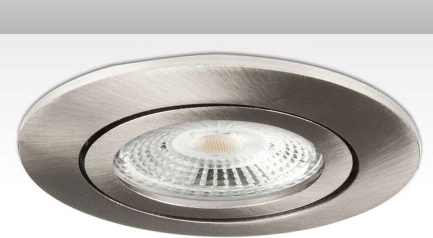 Isoled Einbaurahmen Rund Für Gu10/mr16, Alu Nickel-Satin