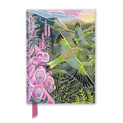 Premium Notizbuch DIN A5: Annie Soudain, Roter Fingerhut und Finken, Nonbook von Flame Tree Publishing, Brown Trout-Auslieferer Flechsig,