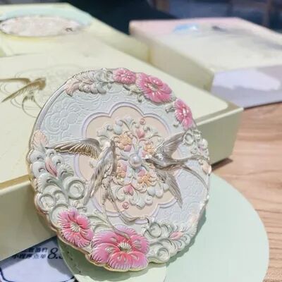 Fusion Finds Vintage Chinese Style Portable Makeup Mirror Peony Compact Pocket Mirror For Travel & Daily Touch Ups Vintage Chinese Style Portable Makeup Mirror Peony Compact Pocket Mirror For Travel & Daily Touch Ups
