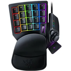Razer Tartarus Pro (Nummernblock, Kabelgebunden), Tastatur, Schwarz
