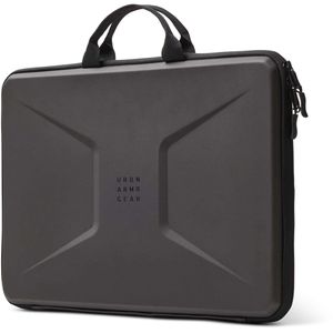 UAG Laptophülle Civilian Shock Sleeve, bis 16 Zoll, Neopren/Kunststoff, schwarz, mit Tragegriffen, wasserabweisend