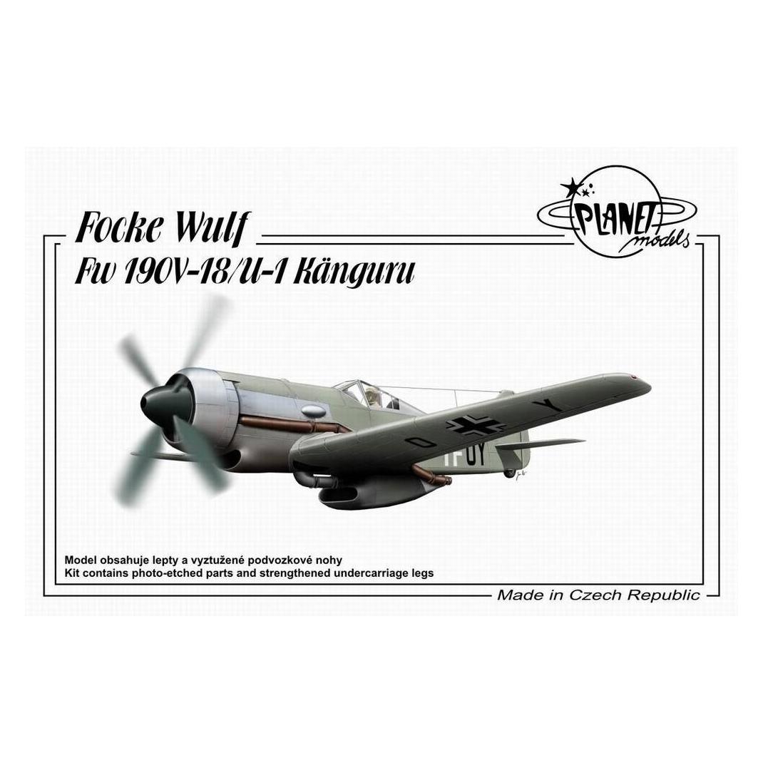 Planet Models Focke Wulf Fw 190V-118 U-1 "Kangaru" (129-PLT193)