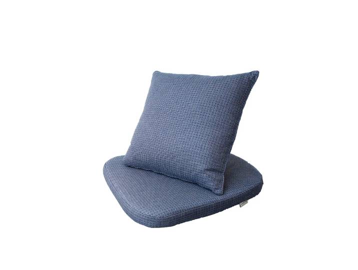 Cane-line Moments Stuhl Kissen-Set Cane-Line Link Blue