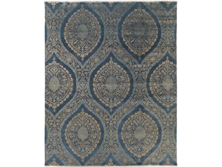 Sindhi Teppich 240x295 Handgeknüpft Modern Orientteppich Designteppich