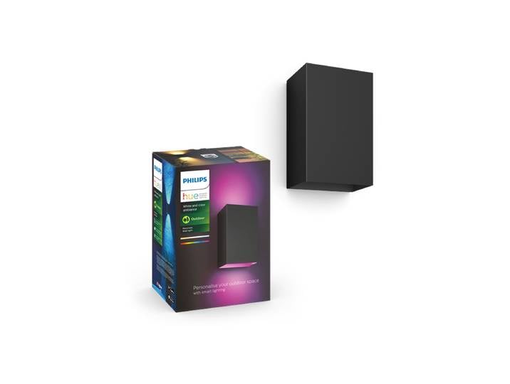 Philips Hue Resonate Outdoor Wandleuchte - Schwarz