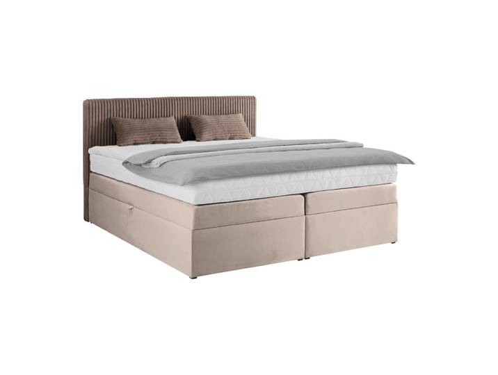 Boxspringbett Rossa in Braun ca. 180x200cm