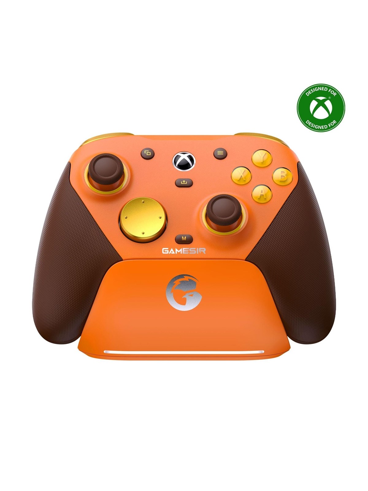 GameSir G7 Pro Multiplatform Gamepad - Orange (TMR Sticks Hall-Effect Triggers) Xbox Licensed - Wireless Controller - Microsoft Xbox One X