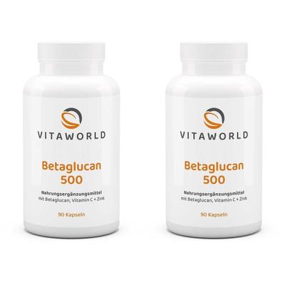 Beta-Glucan 500+Vitamin C+Zink Kapseln 2x 2x90 St