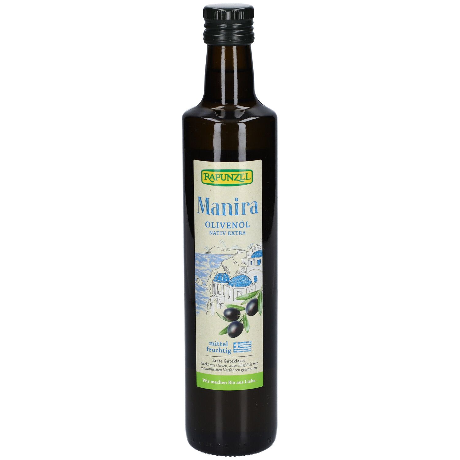 Rapunzel Olivenöl Manira, nativ extra Bio 0,5 l Öl