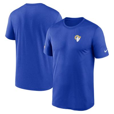 T-Shirt NIKE "Nike T-Shirt Los Angeles Rams Nike Small Logo", Damen, Gr. S, blau, 100% Polyester, Shirts T-Shirt