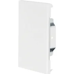 Hager, Leitungsführung Zubehör, TEH BRS8513069016 Endstück schnittkaschierend zu BRS 83x130mm Oberteil 80mm Stah