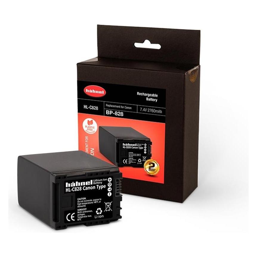 Hähnel HL-C828 Canon BP-828 BP-827, 2700mAh, 7.4V, 20Wh (Kamera Akku) (1000 175.7)