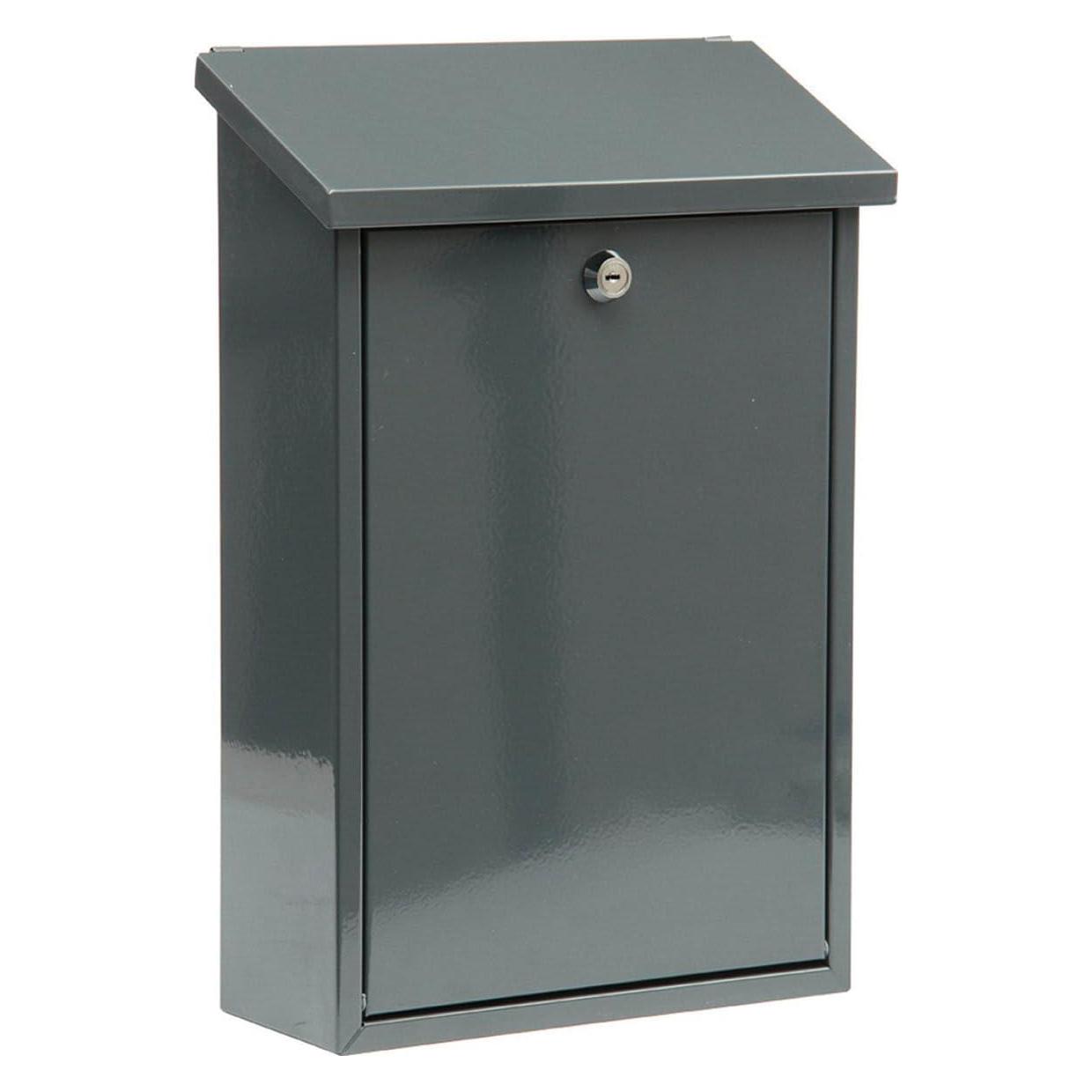 Toya VOREL Mailbox 400 x 250 x 100mm GRAPHITE (25 x 40 x 10 cm) (T78571)