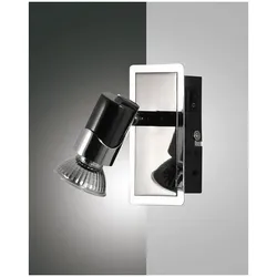 Fabas Luce Alice Spot GU10 1X50W Metall Schwarzchrom