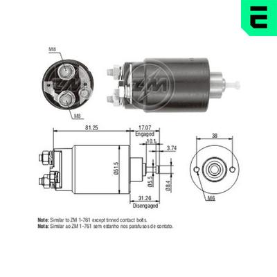 ERA Magnetschalter, Starter zm761 für Ford