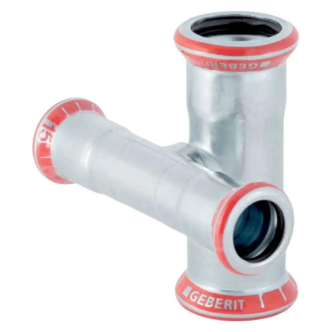 Geberit Mapress El-verzinkt kreuzweise reduziert, gestaffelt: d=22mm, d1=18mm (4024723215097)