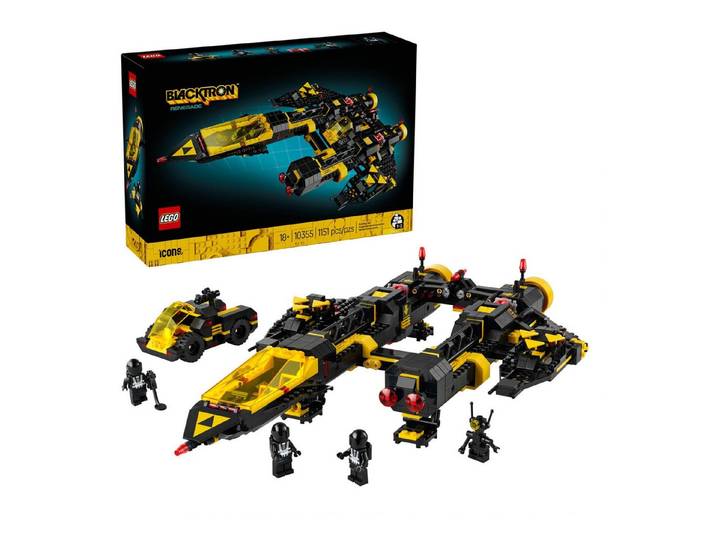 LEGO® Icons - Blacktron Renegade (10355) Konstruktions-Spielset, (1151 St., LEGO 10355), Inkl. 3 Minifiguren