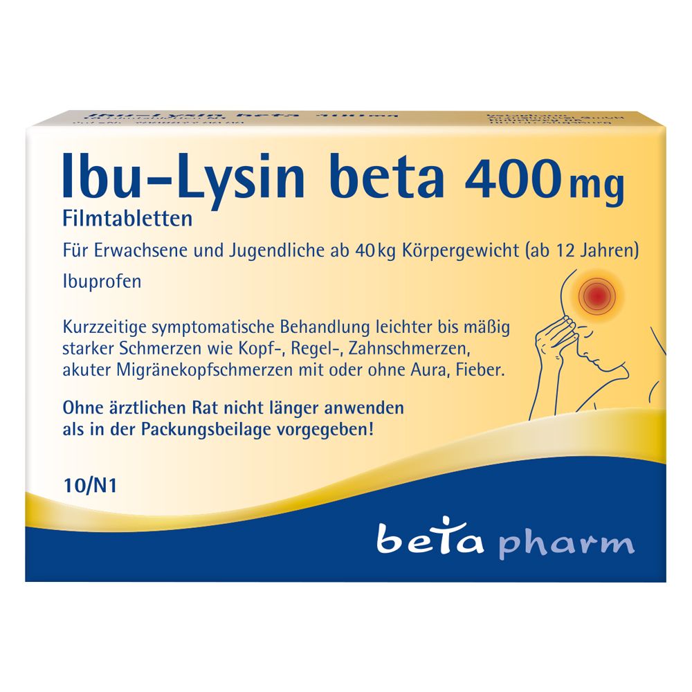 Ibu-Lysin beta 400 mg Filmtabletten 10 St