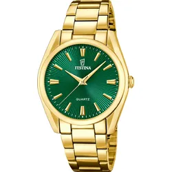 Festina Quarz Damen Boyfriend F20640/B - grün,gold - 36.8mm