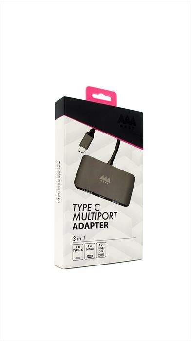 AAAMAZE Adattatore Multiporte Type-c/hdmi 3in1