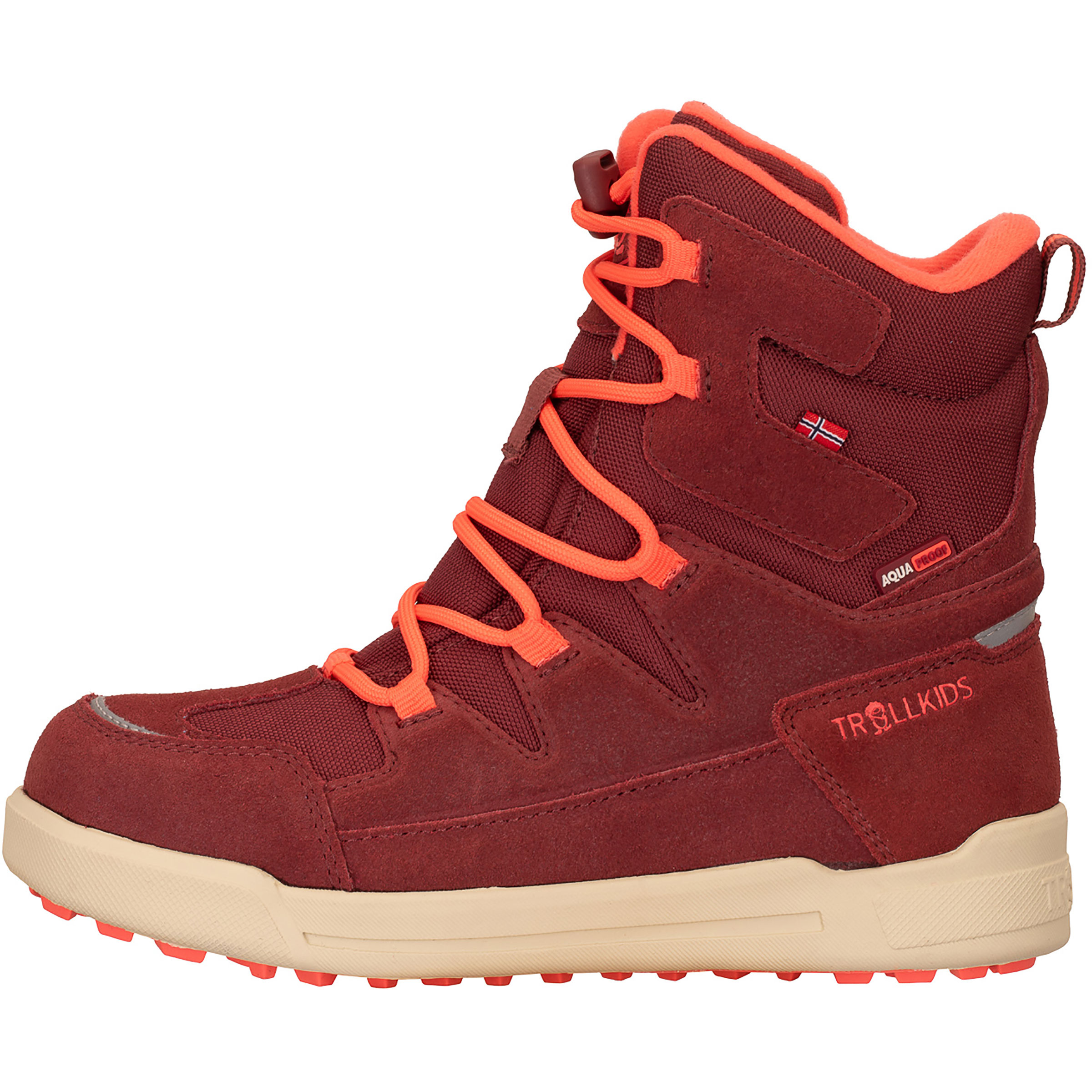 Trollkids Finnmark Winter Kinder Winterschuhe & Winterstiefel rot Größe 28 Trekking Widerstandsfähig