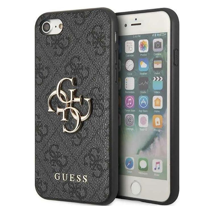 Guess GUHCI84GMGGR iPhone 7/8/SE 2020/ 2022 grey/grey hardcase 4G Big Metal Logo (Apple iPhone 7, Apple iPhone 8) (GUE002665-0)