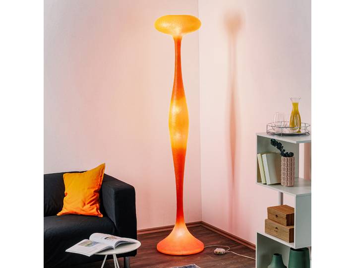 Lampe sur pied E.T.A. Orange - kdln - Salon / séjour - Design - Plastique - Multi-ampoules