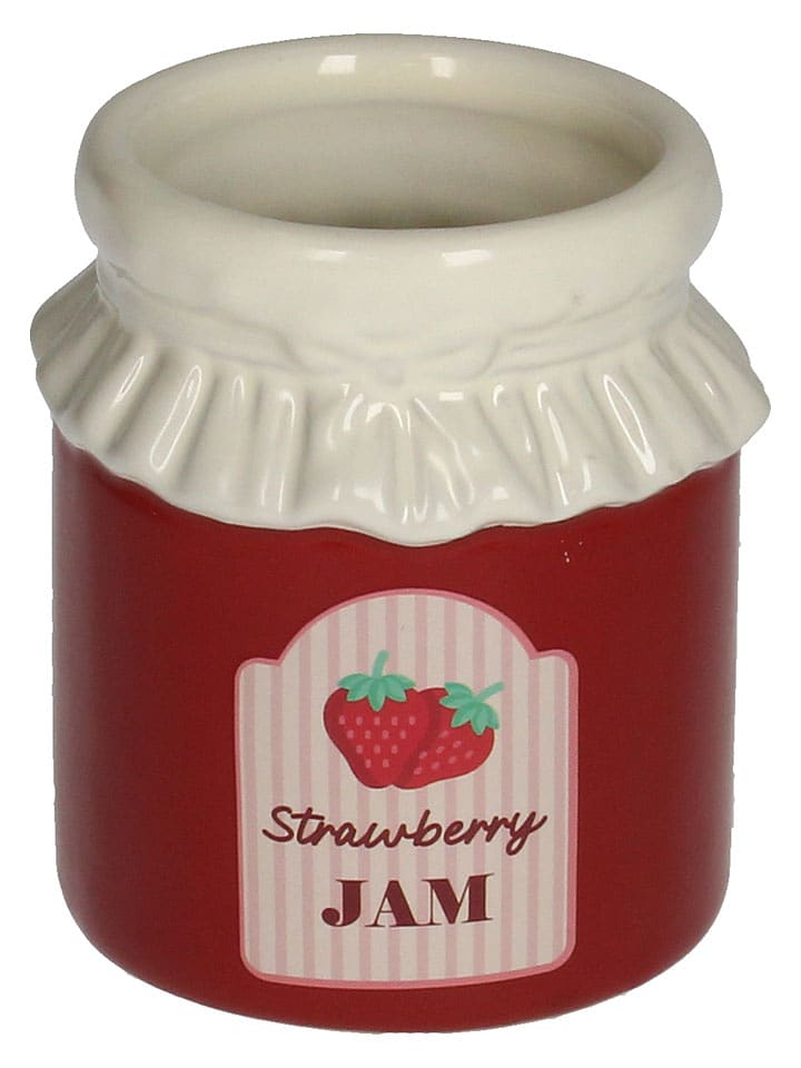 Kersten Blumentopf ''Strawberry Jam'' in Rot - (H)9,7 cm - Ø 8,5 cm - onesize