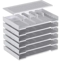 Hettich, Dokumentenablage, Systema Top Formularablage EB 380/392 mm Set 6 Alu-finish