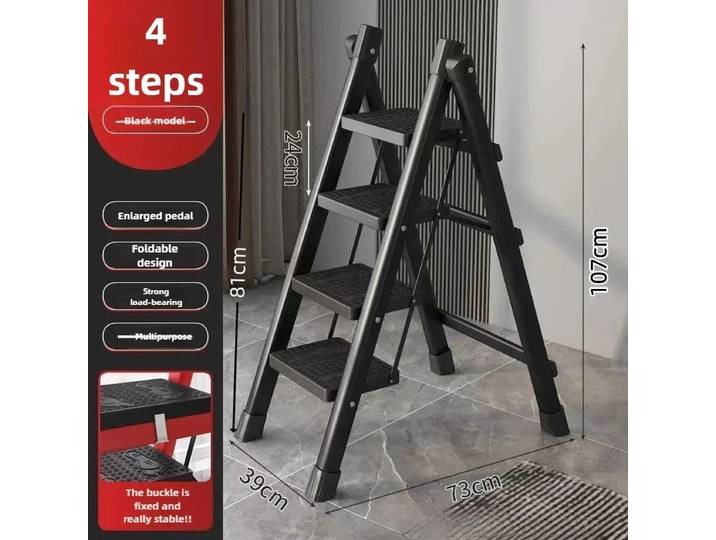 Échelle pliante, échelle en zigzag, échelle d'ingénierie, échelle portable, petit escalier multifonctionnel, tabouret-échelle épaissi