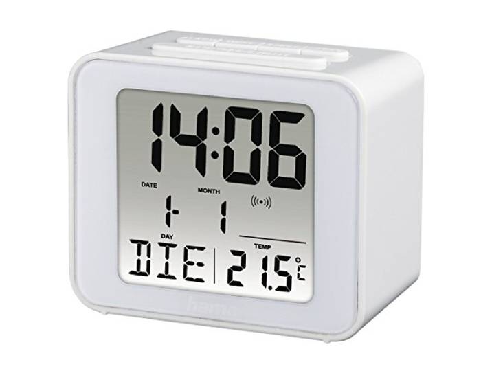 Hama Radio Wekker, Wit, Medio