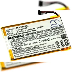 Powery Akku für Audio-, MP3-Player FiiO X1 II / FX1221