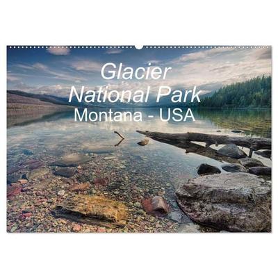 Glacier National Park Montana - USA (Wandkalender 2027 DIN A2 quer), CALVENDO Monatskalender