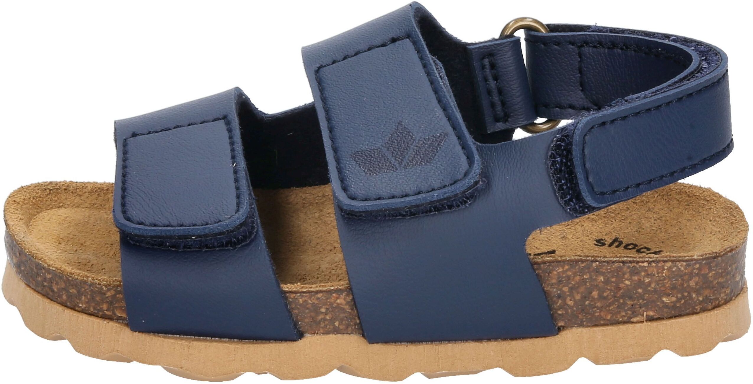 Pantolette LICO "Pantolette Bioline Jax", Jungen, Gr. 23, blau, Synthetik, Schuhe Pantolette blau 23