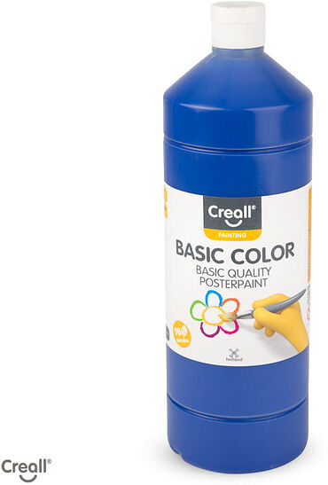 Plakatfarbe - Temperafarbe dunkelblau, 1000 ml