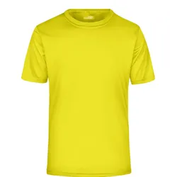 James & Nicholson Herren Jersey Sport Shirt T-Shirt JN358 yellow L