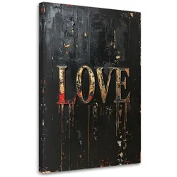 LEINWANDBILD Inschriften und Zitate 70x100cm