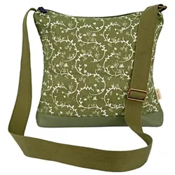 Shoulder Bag Blossoms grün 300