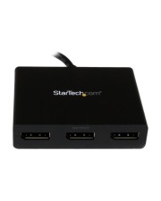 StarTech.com Mini DisplayPort to DP Multi Monitor Splitter 3-Port MST Hub Video-Verteiler 3 x Desktop AC 100/230 V (MSTMDP123DP)