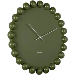 Karlsson, Wanduhr, Wanduhr Cadiz Dotty, Luxusausführung, grün