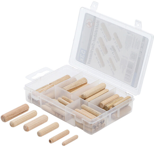 BGS Assortiment de chevilles bois Ø 5 - 10 mm 53 pièces ; BGS Do it yourself (88162)